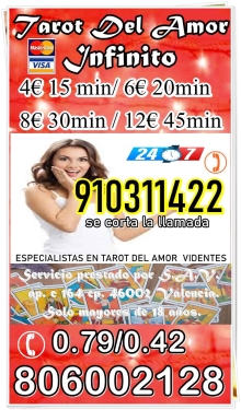 TAROT VISA CON VIDENCIA 3 EUROS 10 MINUTOS