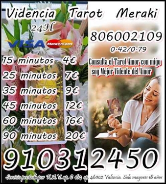 TAROT MERAKI  EXPERTAS TAROTISTAS Y VIDENTES 910312450 VIDENCIA 806002109