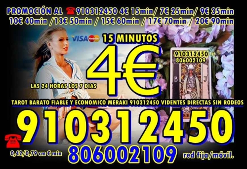 VIDENTES  9 € 35MIN  DIRECTAS Y CLARAS  SUPER OFERTAS EN TAROT Y VIDENCIA