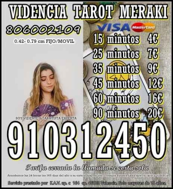 TAROTISTAS FIABLES VISA BARATA  7 EUROS LOS  25 MINUTOS 910312450