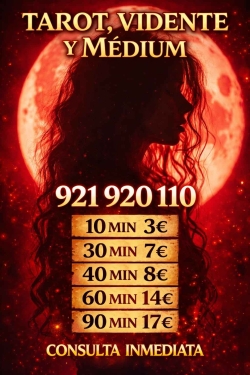 TAROT TELEF&oacute;NICO PROFESIONAL &ndash; ATENCI&oacute;N INMEDIATA 921920110