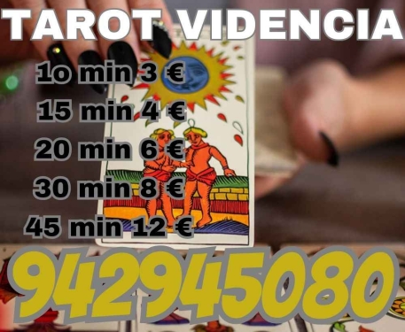 TAROT VIDENTE Y MéDIUM 10 MINUTOS 3 €.