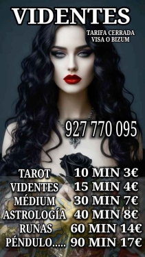 TAROT VIDENCIA Y MéDIUM PROFESIONALES 10 MIN 3€