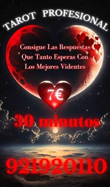 TAROT PROFESIONAL VISá BARATA 10 MIN 3€