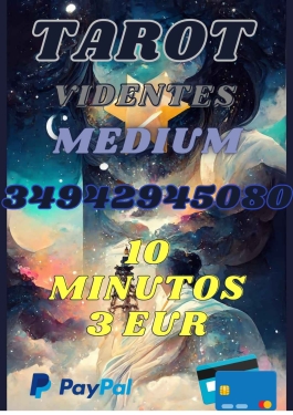 TAROT VIDENTE Y MéDIUM 10 MINUTOS 3 €