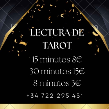 LECTURA DE TAROT 30 MINUTOS 15 EUROS
