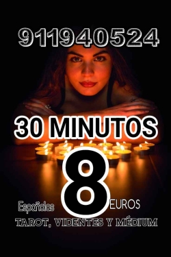 30 MINUTOS 8 EUROS TAROT Y VIDENTES VISA