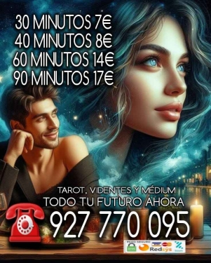 EL MEJOR TAROT ECONóMICO VISA 3 EUROS 927770095