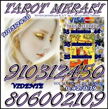 TAROT 806 CERTERO ·TAROT VISA 4€ 15MIN/ 9€ 35MIN VIDENTE REAL /TAROT VISA CERRADA