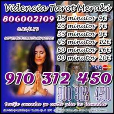 VIDENTES CON ALTOS ACIERTOS ,TAROT VISA  4€ 15MIN/ 7€ 25MIN 910312450
