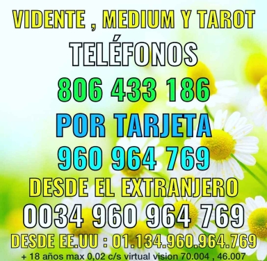 ☎️☎️ EL TELÉFONO MÁS BARATO DE VIDENTES TAROTISTAS ☎️ BARATAS !!