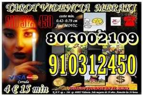 VIDENTE REAL DIRECTA 910312450 VISA DESDE DESDE 4 € 15 MIN/