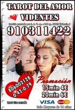 6€ 20 MIN VIDENTE EN AMOR 806, TAROT VISA    ,TAROT DEL AMOR