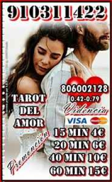 VIDENTE EN AMOR 806, TAROT VISA    ,TAROT DEL AMOR